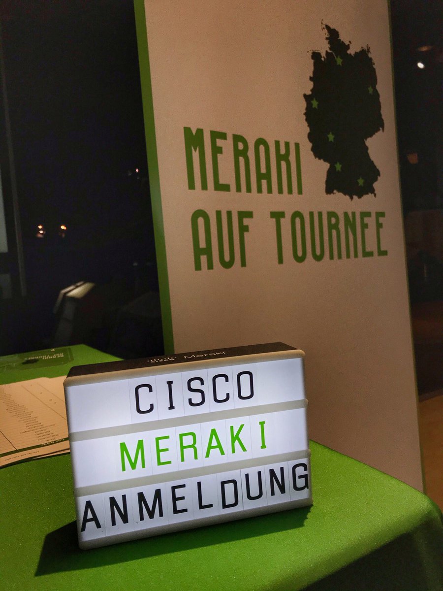 MarcPuschmann's tweet photo. #CiscoMeraki on Tournee in #Essen. Fully booked customer event takes place at #ZecheZollverein. Great contrast of #industrialization and #digitization. Let‘s start the Journey towards #CloudManagedIT! @cheidbri @meraki https://t.co/LrVVmSNu5c