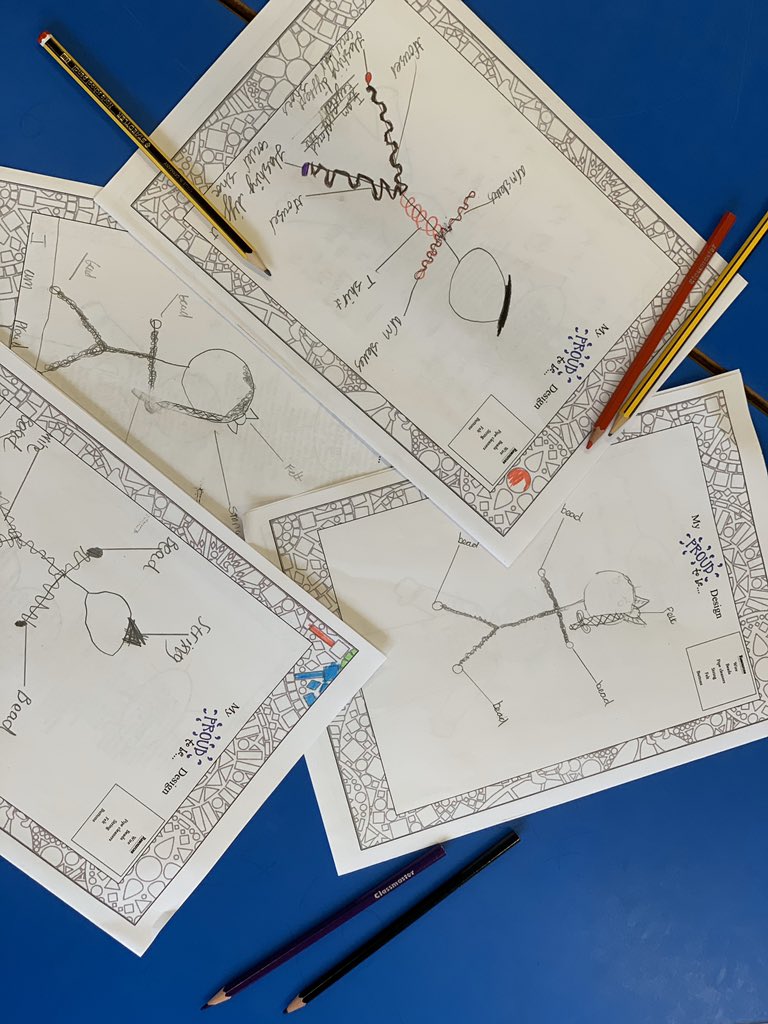 PortwayJunior's tweet photo. #ArtsWeek2019 continues in Y4 with plans for a 3D wire model of ourselves which demonstrates what we are proud of. Our designs are coming along well &amp; we’re excited to get into the modelling once our plans are complete! @ArtsworkLtd https://t.co/lOLneDDAn1