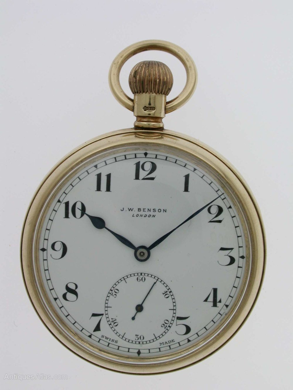 Jw benson top gold pocket watch