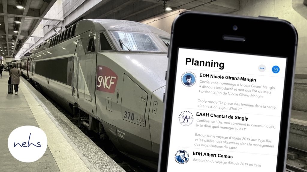 gauthierpro's tweet photo. #OnTheRoad | Direction #Rennes pour l’hommage des @EDH_GMANGIN à Nicole Girard-Mangin (#NGM100), la conférence des @ElevesAAH “Dis-moi comment tu communiques je te dirai quel manager tu es !“ (#CEAAH) et la restitution du voyage d’étude des @EDH_Camus, à l’@EHESP. #interfiliarité https://t.co/QRjMQdpoKx