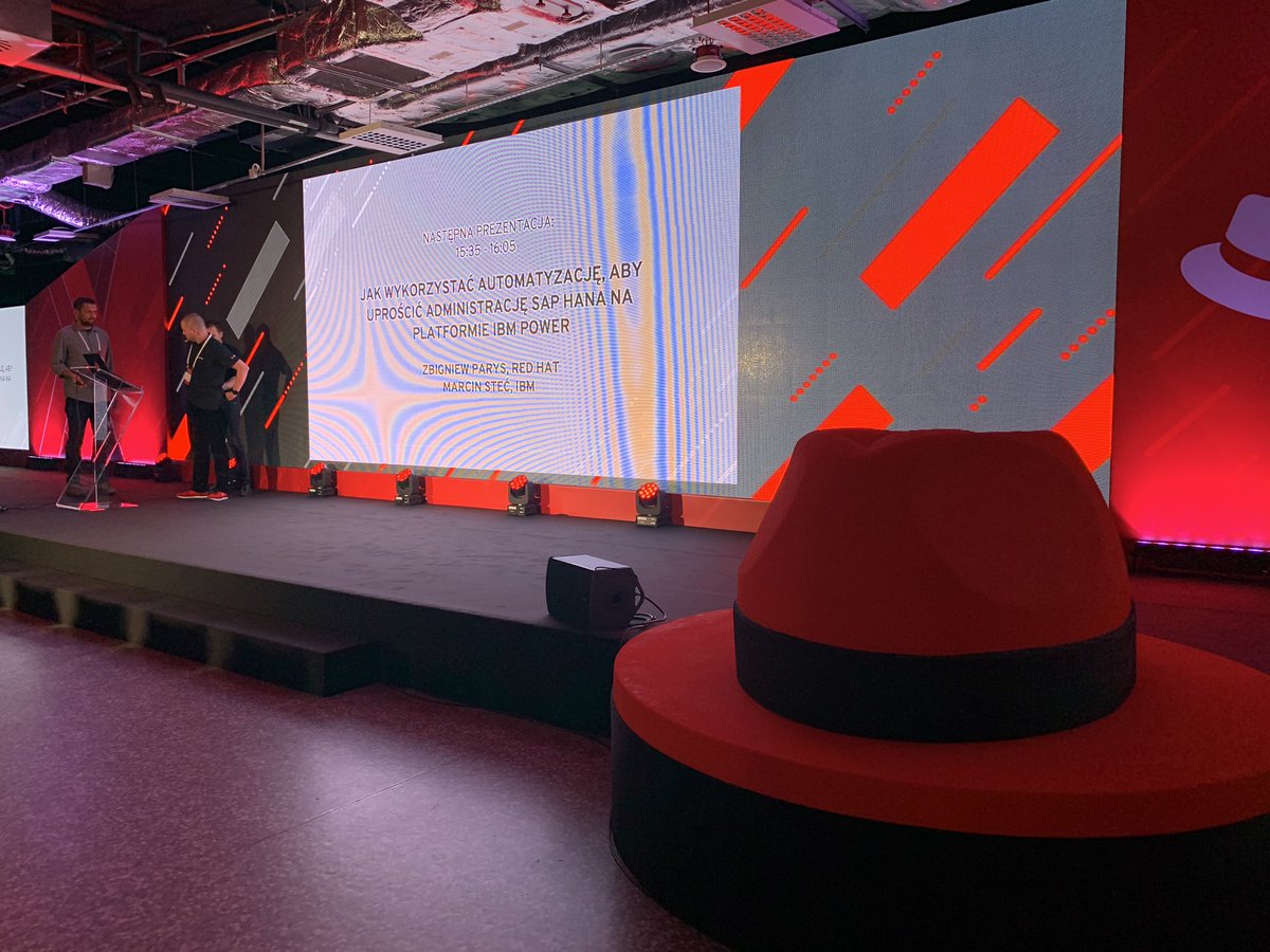 #redhat #ibm #hanaonpower #IBMlabservices we are all set! Martin Stec with his RedHat collegue Deeping dive into automation features of Hana on power on redhat
