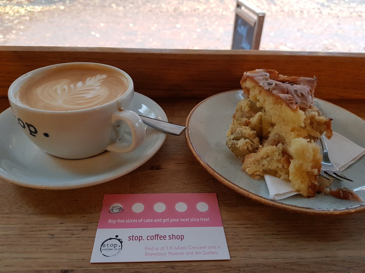 NedClatter's tweet photo. A cake loyalty card. This is genius.
It would have been rude not to secured one at the earliest possible opportunity.
@stopcoffeeshop #freecake #needtorunmore https://t.co/ZU8Tl2i7iA