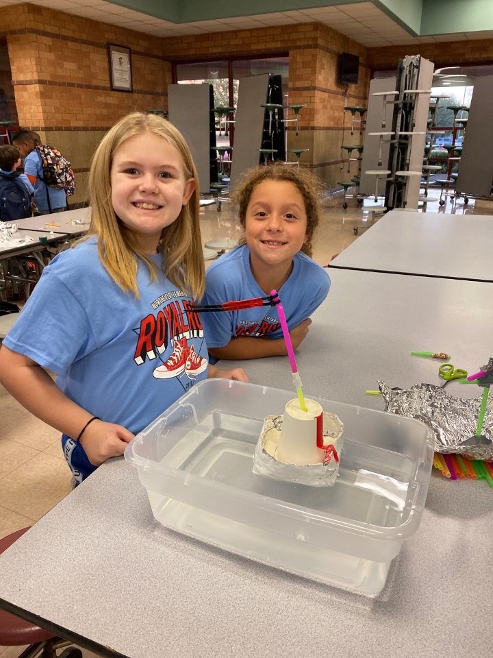 ESPatMCS's tweet photo. NF students brought the Mayflower to life as they built their own adaptation while striving to keep it afloat. Each ship had to hold a standing sail while staying afloat in a tub of water. #STEAM #historycomingtolife #ESPafterschool #knighted #wherekidscomefirst #as https://t.co/JBnaAjCNVU