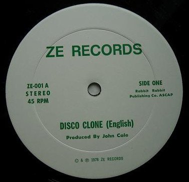 Her first single Disco Clone was also the first release on ZE Records. Produced by John Cale, it's great! Things Fall Apart and her 2nd LP were produced by Was (Not Was) who really shouldn't need an introduction either but, just in case...