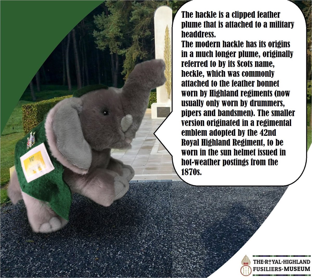 TheRHFMuseum's tweet photo. Bugle's fun fact for today! #rhfmuseum https://t.co/092Tric4oR