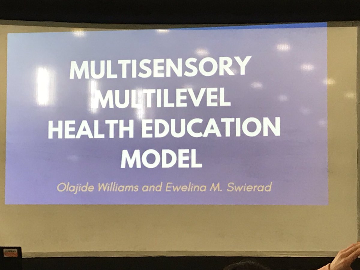Brooks01CL's tweet photo. So excited to be at @IndianaSHAPE getting inspired by @MrHorne101 with #scholarlyraps , multisensory multilevel #HealthEd and other ways to make our magic for students https://t.co/tSVyz7zuiW