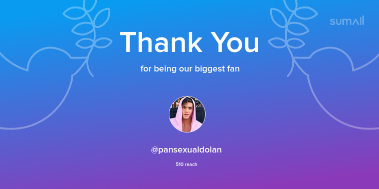 SOFTXCHAMBIEDOL's tweet photo. Our biggest fans this week: pansexualdolan. Thank you! via https://t.co/oKTAejlooQ https://t.co/6CZQqFAIQw