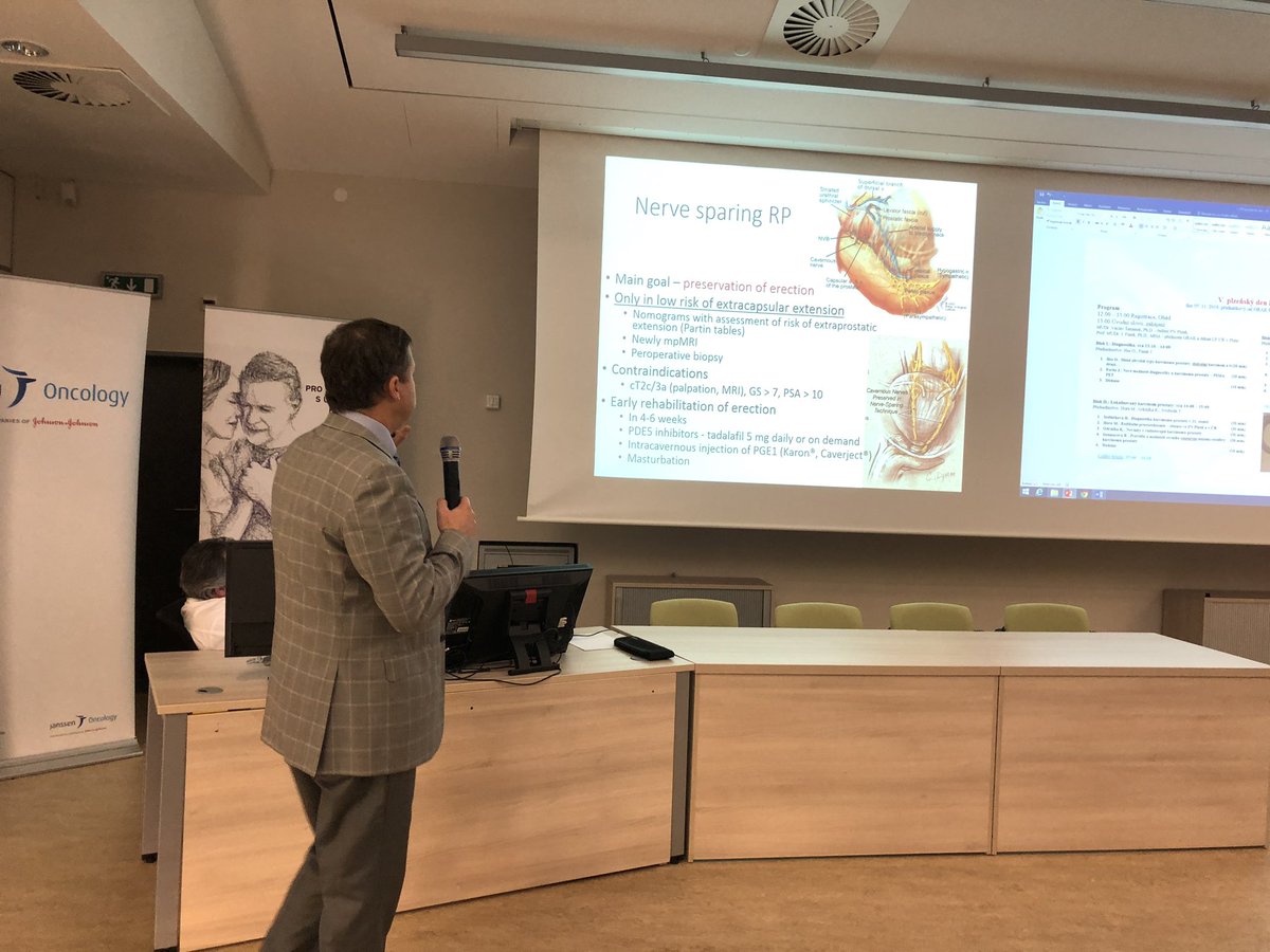 <a href="/milanhoraplzen/">Milan Hora</a> profesor Hora prednasi na V. Plzenskem dni karcinomu prostaty na tema radikalni prostatektomie. Radical prostatectomy - a presentation by Prof. Hora at the 5th Pilsen Prostate Cancer Day #uroczech <a href="/Urology_Plzen/">Dept of Urology Plzeň, CZ</a> #UroSoMe