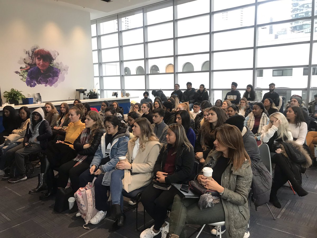 roncaughlin's tweet photo. Great talk with @HumberEvents Sponsorship class learning from the #Tiff staff on creative activations #Sponsored #bemp5006 #humberevents https://t.co/XX67wb5Wti