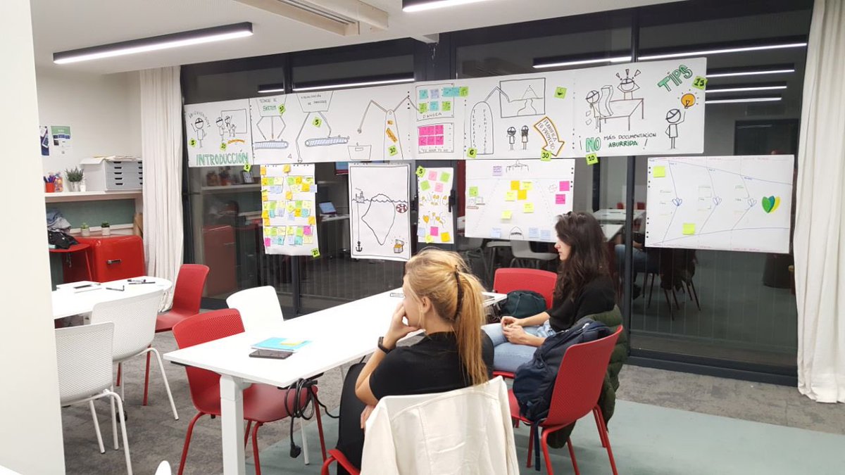 sk3tchYourLife's tweet photo. Yesterday, together with @silviaDLH , we had the opportunity to give a Visual Thinking session in the Service Design course by @uxerschool 👩🏼‍🏫✏️

#sk3tchyourlife #visualthinking #workshop #agenda #agendavisual #visualthinker #storyboard #servicedesign https://t.co/ihQ97bGPLT
