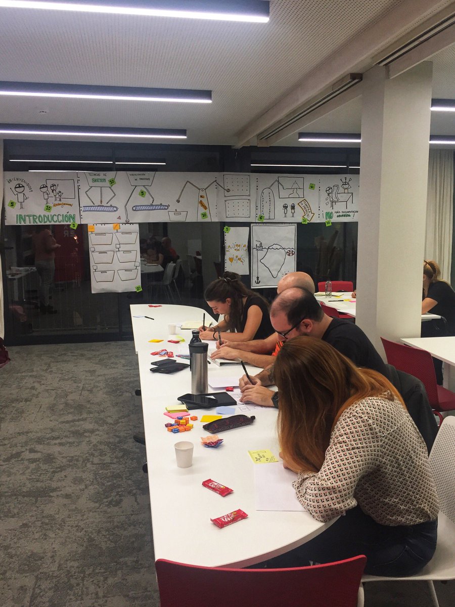 sk3tchYourLife's tweet photo. Yesterday, together with @silviaDLH , we had the opportunity to give a Visual Thinking session in the Service Design course by @uxerschool 👩🏼‍🏫✏️

#sk3tchyourlife #visualthinking #workshop #agenda #agendavisual #visualthinker #storyboard #servicedesign https://t.co/ihQ97bGPLT