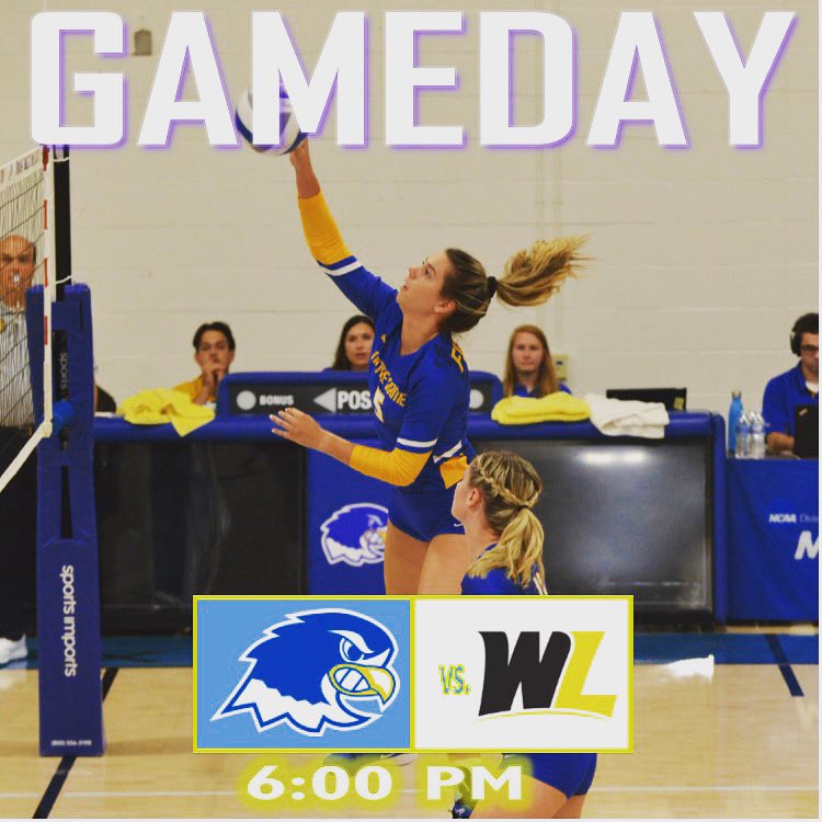 NDCVolleyball's tweet photo. It’s GAMEDAY!!! Today we host West Liberty for a 6 pm match with the Hilltoppers!  This is a huge match so we need a packed house with crazy energy!! See you there! https://t.co/Hw1Cv0Zjnr