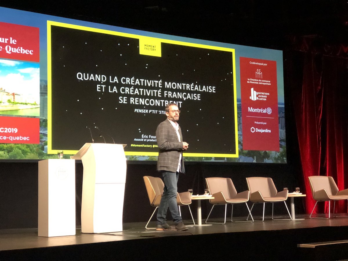 chambremontreal's tweet photo. #ForumCCMM #EJC2019
TRIBUNE – Quand la créativité montréalaise et la créativité française se rencontrent
 
➡️ Éric Fournier de @MomentFactory
 
@MomentFactory https://t.co/wt9h2MaKjq
