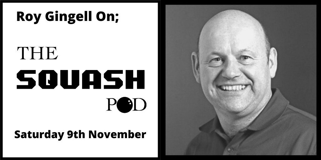 squash_pod's tweet photo. We chat with World Squash referee Roy Gingell Sat 9th November. Roy is much respected with 19 years experience at Elite level. We touch upon Roy's own Squash Story, along with some of the brilliant work he does to grow an understanding of the game. https://t.co/eVatG3eU5O