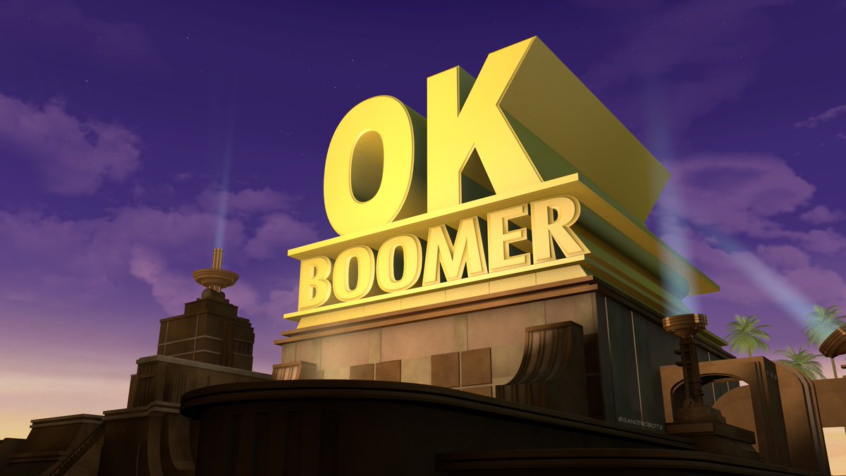 dancerobots's tweet photo. #OKBOOMER https://t.co/r5oFEhg8gV