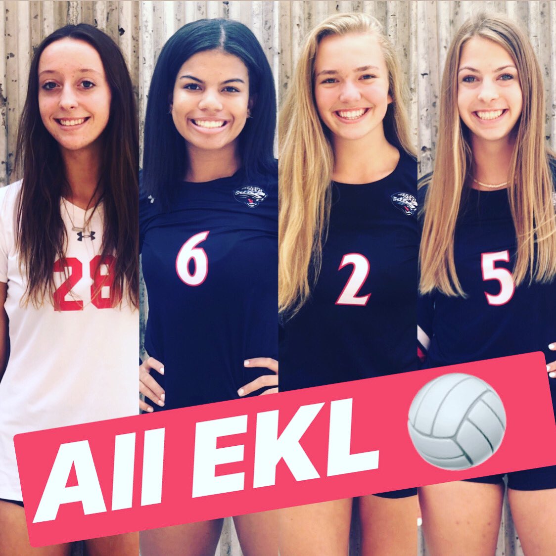 CoachHorstick's tweet photo. Congrats to our All EKL award winners for 2019!
Ramsey Witterstaetter- 1st Team
Bettye Igbenebor- 2nd Team
Kenna Holland- Honorable Mention
Kate Bandre- Honorable Mention
#bvwvb #weoverme https://t.co/S3q2mueJxX