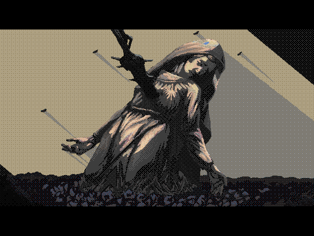 tastyjammy's tweet photo. was working on a dithering shader for our own game, felt like implementing it on reshade.
Blasphemous looks like the ideal game for the test run! #Gamedev #shaders @TheGameKitchen @Team17Ltd  @BlasphemousGame
part 1/2 https://t.co/cGzNm7Y2Em