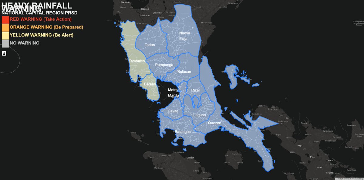 dost_pagasa's tweet photo. Heavy Rainfall Warning No. 2  #NCR_PRSD
Weather System: Tropical Storm #QuielPH
Issued at: 11:00 PM,05 November 2019 https://t.co/k2vkJVWif8