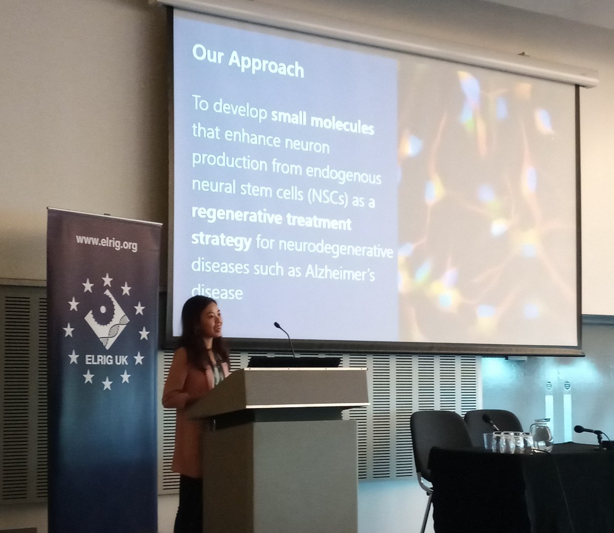 OxStem's tweet photo. Congratulation to Rachel Sim on being invited for a spotlight presentation @ELRIG_UK on our approaches for finding breakthrough therapies in neurodegenerative disease @AJR_group @Oxstem #targetdeconvolution #neurodegeneration https://t.co/O5rGetK9FT