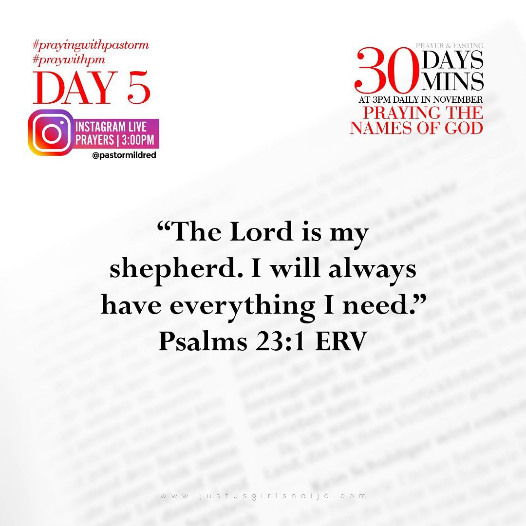 _JustUsGirls_'s tweet photo. Day 5 - JEHOVAH RAAH - the Lord my Shepherd. 🤗😍
.
.
#provision #guidiance #restoration #direction #healer #comforter #lover there are so many sides to God being my Shepherd.
#prayingwithpastorm #praywithpm https://t.co/jTPeQrv2NE