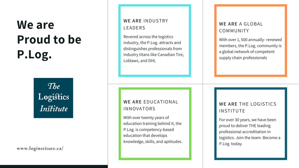 LogInstitute's tweet photo. Earning the P.Log tells the world that you are dependable, trustworthy and ethical. 

You are committed to your profession, your company, and your community.

Explore your options, and begin your P.Log today:
https://t.co/WLNy9EgmGN

#logistics #supplychainmanagement #leadership https://t.co/Sa5nY8gu9K