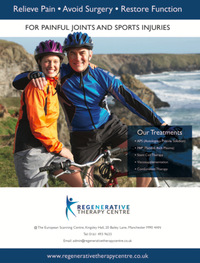 salcheshiremags's tweet photo. Do you have painful joints or sports injuries? The @RegenerativeTh1 can help you. 

#Ad #SportsInjury #PainfulJoints https://t.co/mGsbQnn7Qm