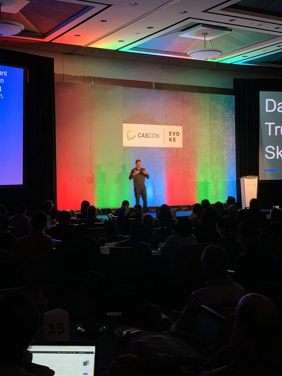 astorino_steven's tweet photo. Packed main tent this morning as @robdthomas talks about #Data and #AI, The AI Ladder, #Watson and much more at  #casonxevoke this morning. #Cascon #IBM #IBMCanada #EVOKECanada https://t.co/ogOYJVZ2MV