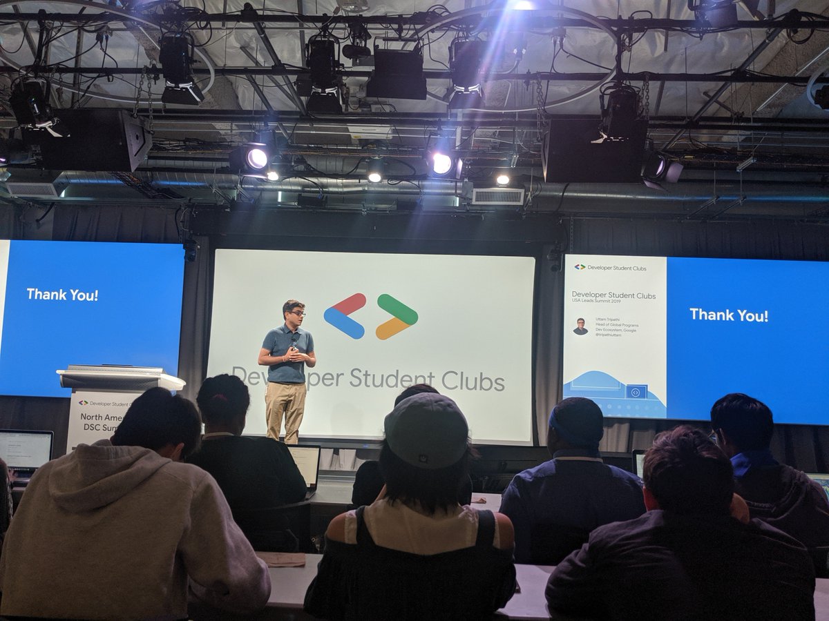 dscsdmc's tweet photo. Uttam Tripathi @tripathiuttam the Head of Global Programs Dev Ecosystem at Google shared stories about the many paths to a career with Google. @DenzellWill #DeveloperStudentClubs #DSC_SDMC https://t.co/VVNVd8Fbyk