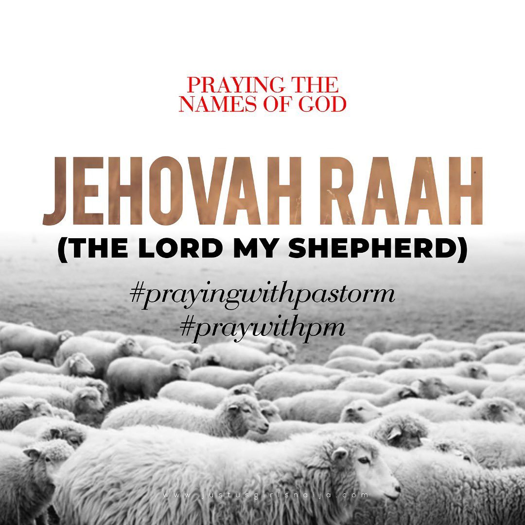 _JustUsGirls_'s tweet photo. Day 5 - JEHOVAH RAAH - the Lord my Shepherd. 🤗😍
.
.
#provision #guidiance #restoration #direction #healer #comforter #lover there are so many sides to God being my Shepherd.
#prayingwithpastorm #praywithpm https://t.co/jTPeQrv2NE