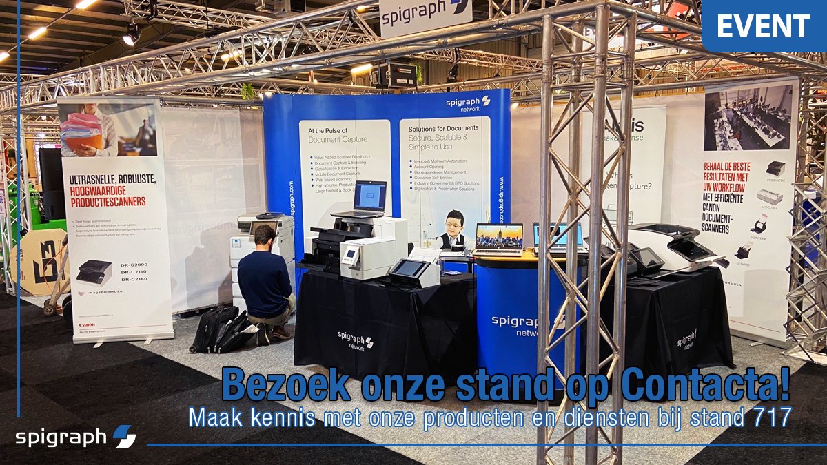 Dyanix__'s tweet photo. [BENELUX] 3, 2, 1 - GO! We zijn begonnen op de @ContactaNL-beurs en ons team is klaar voor al jouw vragen. Kom langs in de @zeelandhallen en laat je verrassen door onze innovatieve ideeën en (scan)oplossingen! #digitaltransformation #Spigraph https://t.co/zW3XtAsI9z