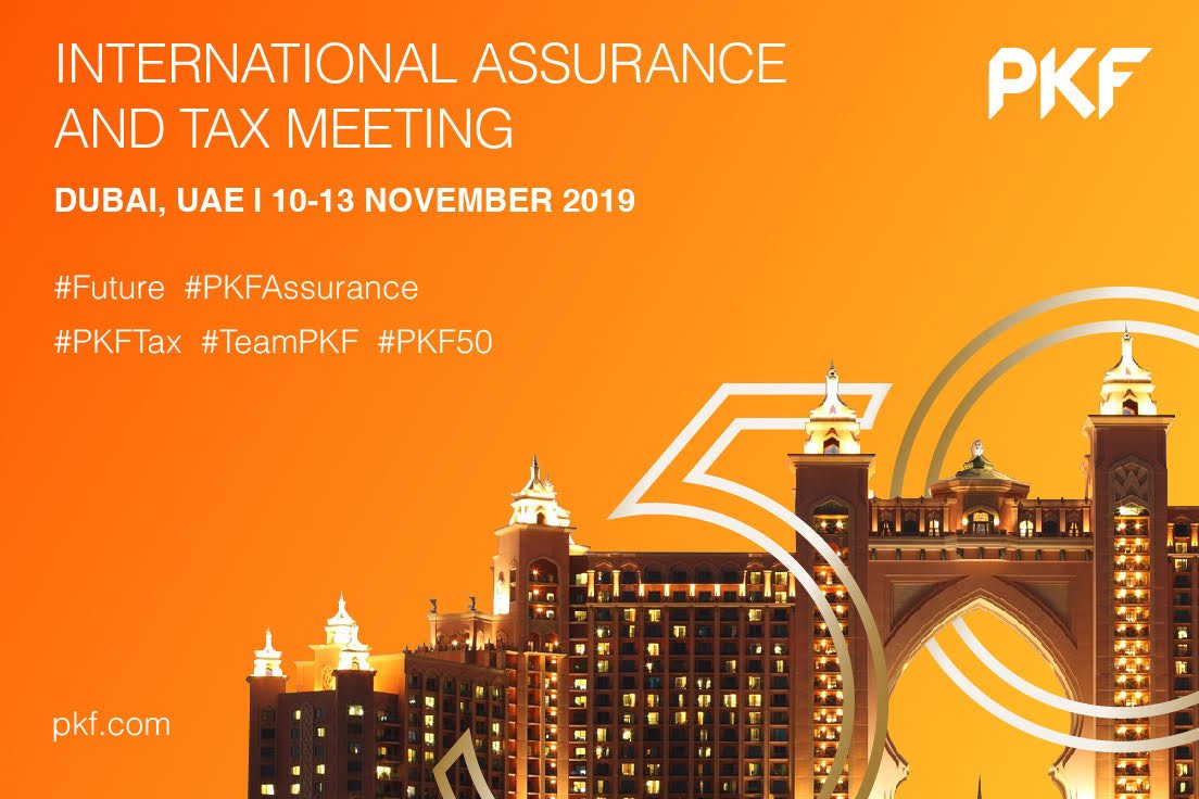 PKFI's tweet photo. Our International #Assurance & #Tax Meeting starts on Sunday! Covering #bigdata, tax safe haven jurisdictions, creativity, and improving client experiences, make sure you attend this essential event, 10-13 Nov in Dubai https://t.co/1loY3wHWFL #PKFtax #PKFassurance #IATM https://t.co/IFmkpATVqH