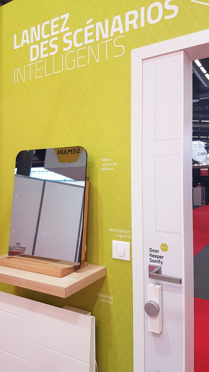 miliboo's tweet photo. Jusqu'au vendredi 8 novembre, nous sommes au salon @Batimat ! Venez découvrir l'appartement connecté @overkiz. Dans un salon #Miliboo, vous pourrez tester notre #miroir connecté EKKO.
Infos : https://t.co/lpRd5f37wP #smarthome #smartbuilding #futureisnow #IoT #tech #domotique https://t.co/j8gxXomlAg