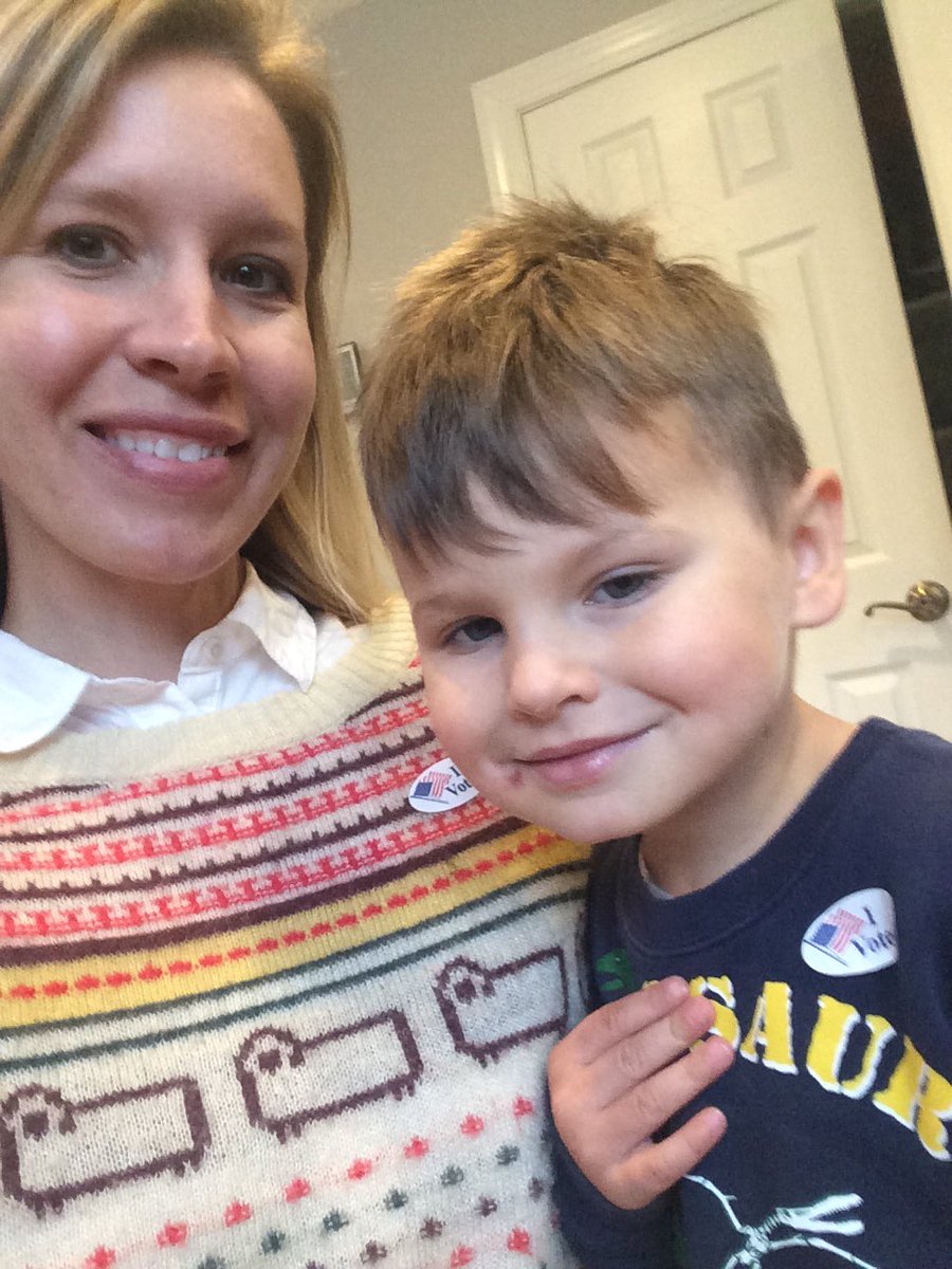 We voted, so should you! #ivoted #vote #2019elections #calvinvotedtriceratopswritein