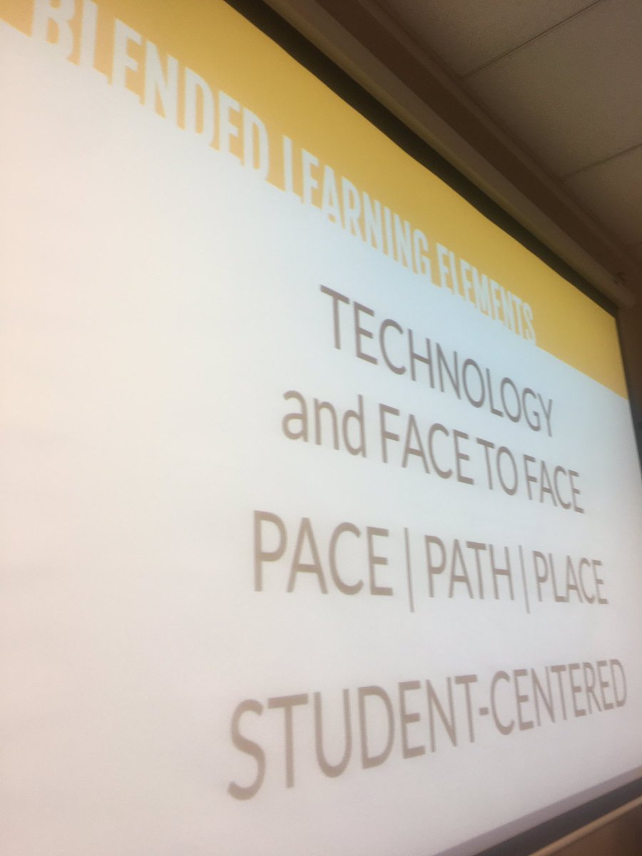 If technology isn’t elevating the learning experience, it isn’t blended learning. Thank you Brad and Carrie for inspiring us to elevate our instruction for our students.#futureready #BVPowerUp #BVBlendedED