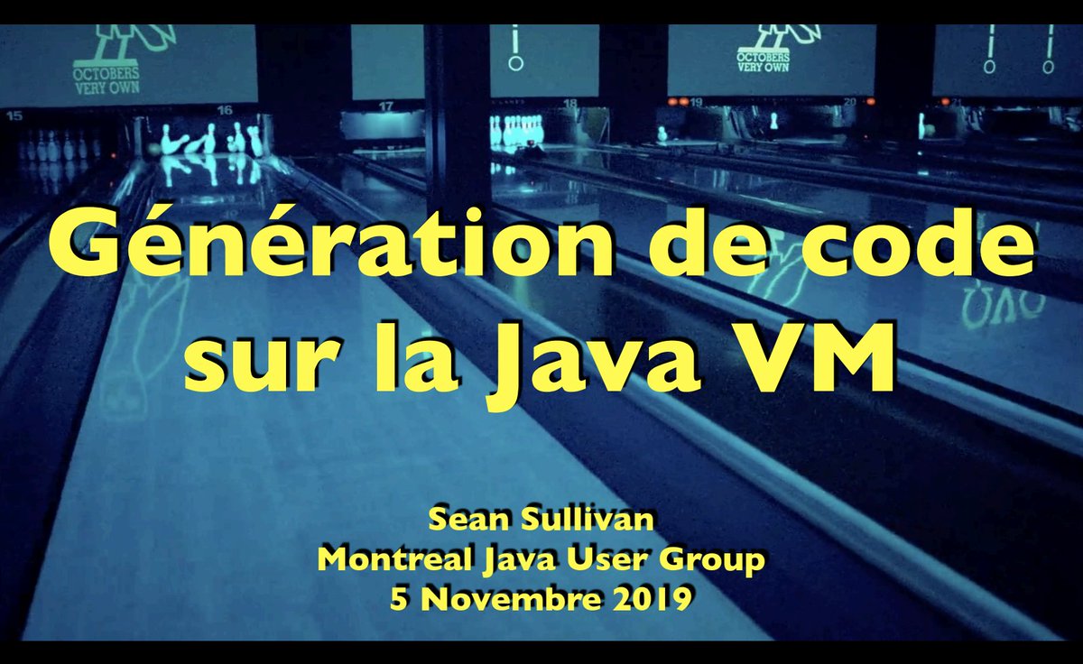 tinyrobots's tweet image. tonight in Montreal:

&quot;Code Generation on the Java VM&quot;

@montrealjug #Java #JavaVM