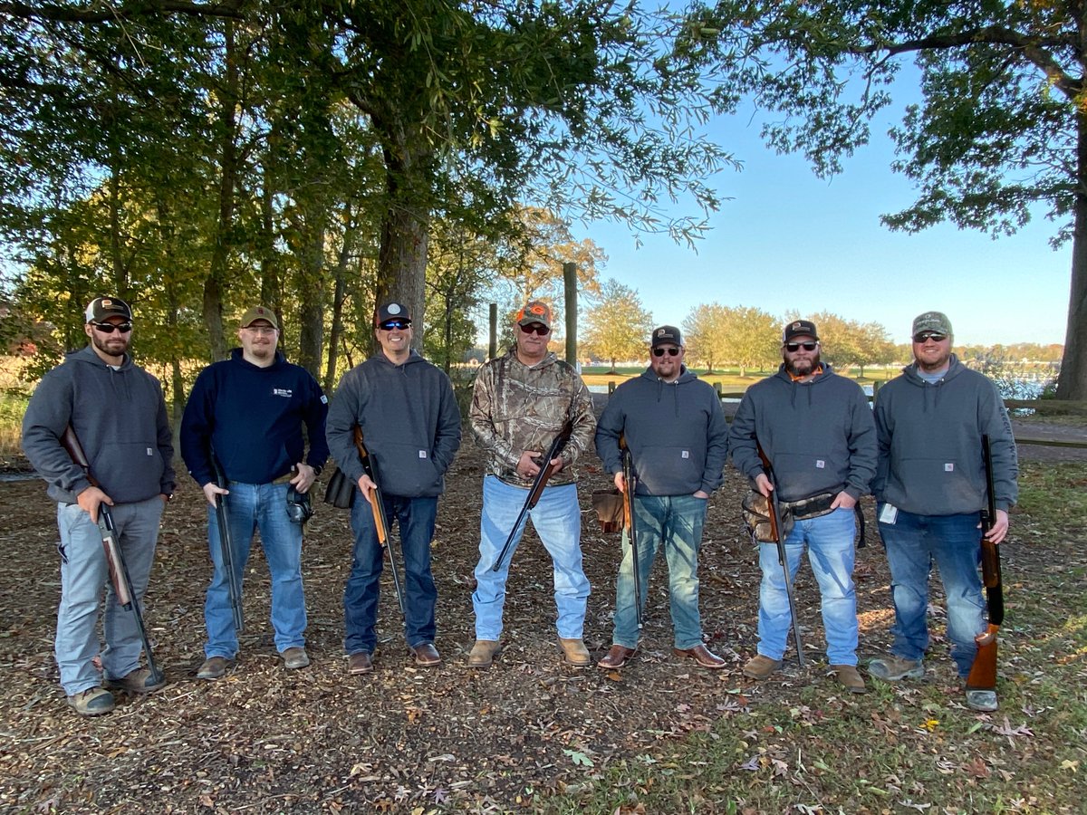 ExecuPOWERLLC's tweet photo. ExecuPOWER's Joe Bailey, Nick Cantagallo, and Jeff Wanner participated in Delmarva Power's Clays for Conservation Fundraising Event on Friday, November 1 at The Point at Pintail in Queenstown, Maryland where members of the electric utility industry enjoyed a day of clay shooting. https://t.co/2Gtcd1GOt1