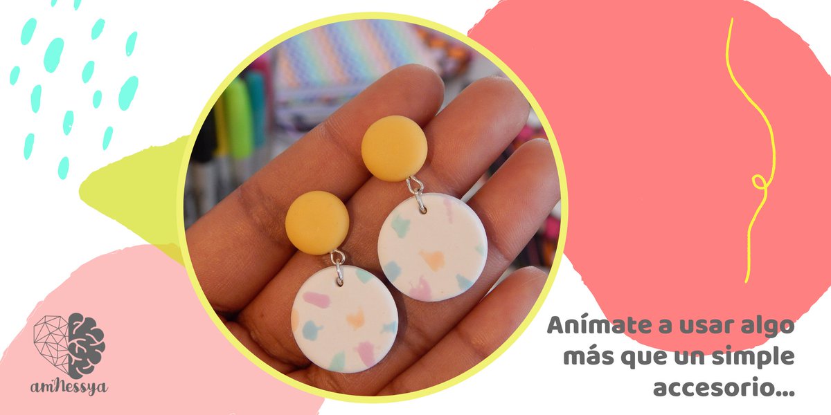 amnessya's tweet photo. #Amnessya #Handmade #AmnessyaHandmade #Aros #Aritos #Zarcillos #MasaFlexible #ArcillaPolimerica #PolymerClay #PorcelanaFria #ArosAmnessya #Earrings #BisuteriaArtesanal #ArosArtesanales #AmnessyaAccesorios
#HechoAMano #Emprendimiento  #DiseñoVenezolanoEnChile #SantiagoDeChile https://t.co/Cv0LlTT1x9
