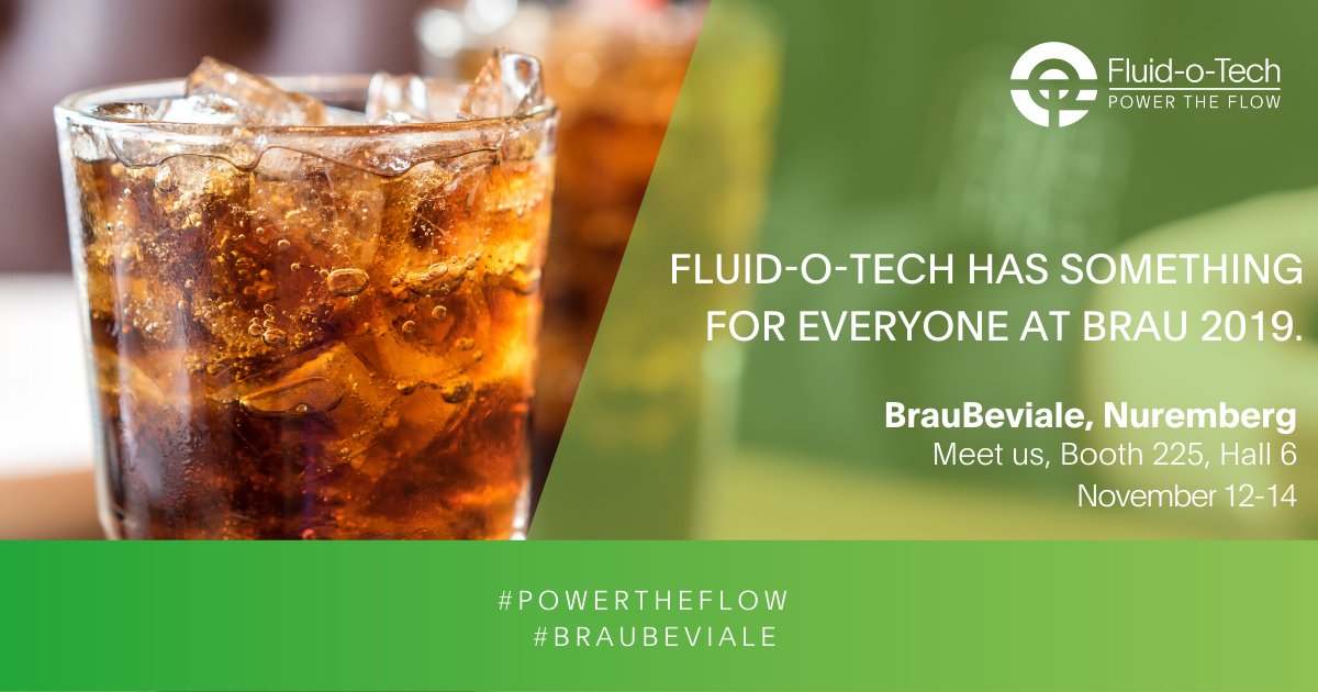 We'll be at <a href="/BrauBeviale/">BrauBeviale</a>!Meet our experts and turn your demand into a smart engineering solution! Join us to learn more about our top products for the beverage sector: our rotary vane, gear and peristaltic pumps bit.ly/2K7rimb #powertheflow #braubeviale #sustainablegoals
