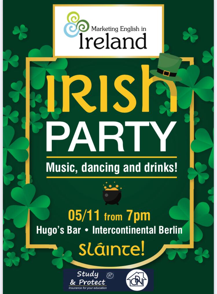 studyandprotect's tweet image. Yesterday’s hamper winner picking up her prize today!Still another hamper to give away before the day is done &amp;amp; of course the famous Irish night is starting at 7pm!!Visit us at booth #36 for the absolute craic! 🍀 #studyandprotect #insurance #icefberlin2019 #ireland #berlin