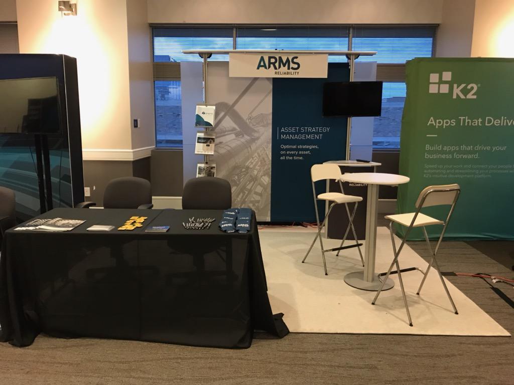 armsreliability's tweet photo. Our team is set up at @OpexSummits and we're looking forward to catching up with #oilandgas #reliability and #maintenance professionals over the next couple of days. Making Reliability a reality at #OpexHouston with #AssetStrategyManagement https://t.co/SvGk379T1G