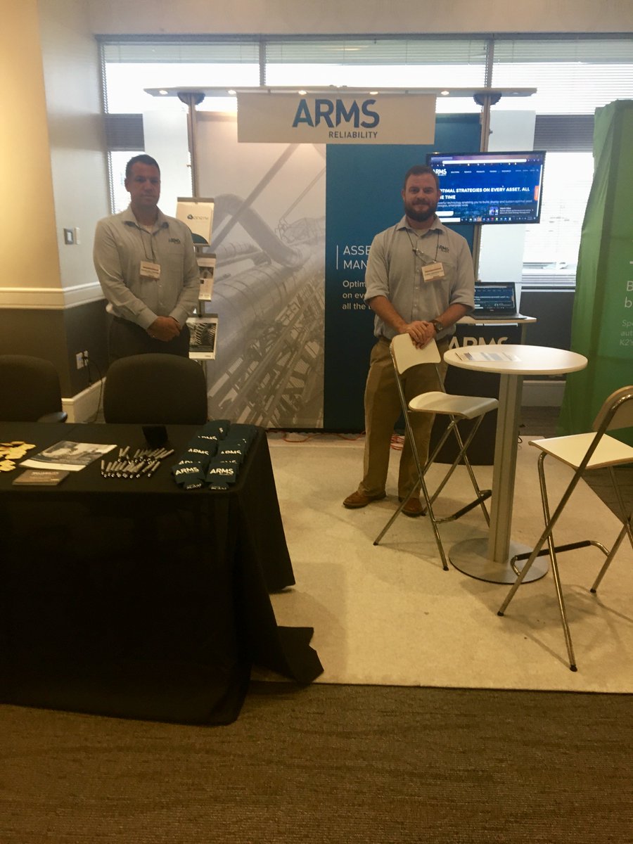 armsreliability's tweet photo. Our team is set up at @OpexSummits and we're looking forward to catching up with #oilandgas #reliability and #maintenance professionals over the next couple of days. Making Reliability a reality at #OpexHouston with #AssetStrategyManagement https://t.co/SvGk379T1G