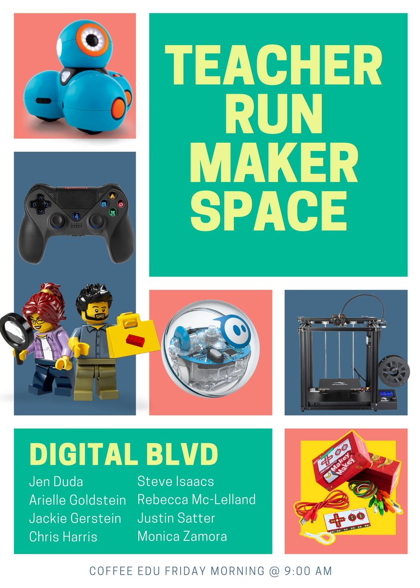 ariellehg's tweet photo. Come check out the teacher run makerspace at the #njeaconvention. 
Get hands-on and learn about K-12 #makered, #STEMeducation, #esports, #allkidscancode, #accesibility, and more. https://t.co/CrNrBUmFVi