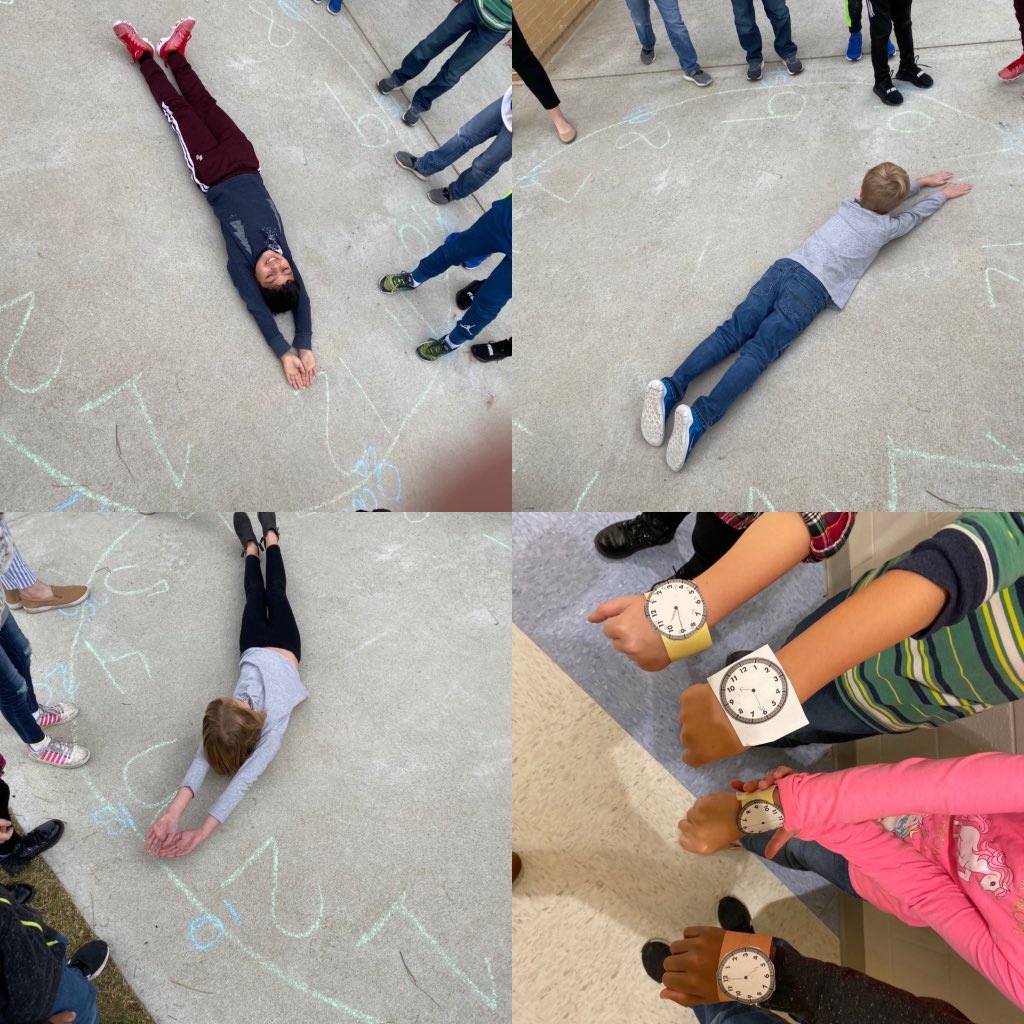 karitgillespie's tweet photo. First we were human clocks then we made watches #humanclocks #makeit #its5oclocksomewhere😂 #newheights @LHECMES https://t.co/KfnIQRZgBW