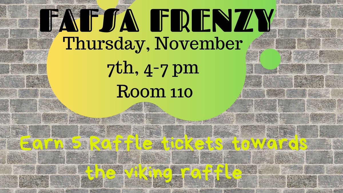aplusparkview's tweet photo. SENIORS- Have you filled out your FAFSA yet? If not- don’t miss this opportunity for FREE help! See you there! #BeParkview https://t.co/Po03PoVw8v