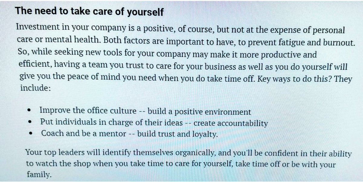 chaddwill's tweet photo. I run across this short reminder from time to time and can't help but think of those of us in the green industry!  #gcsupts #LCOs #sportsturfmgrs #mentalhealthdays #empower #delegate #train #avoidburnout🔥 https://t.co/OITzBaUXo1