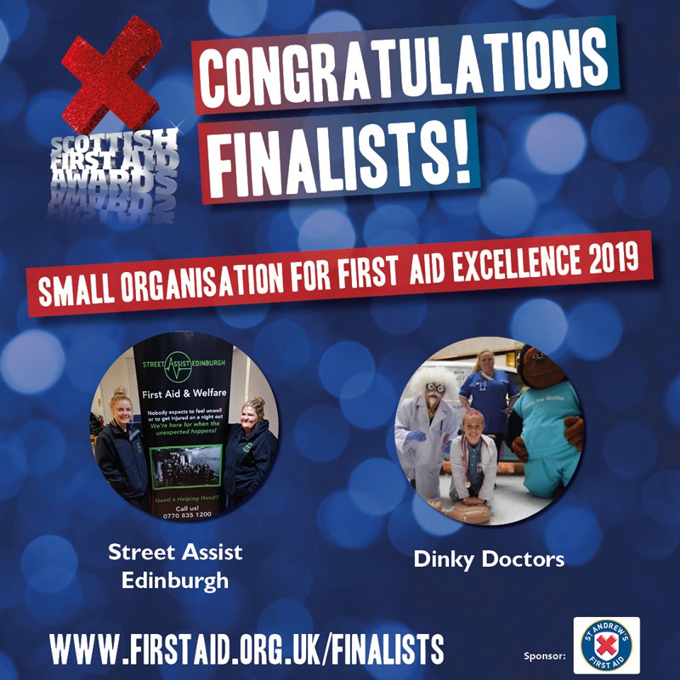 Next week we attend the Scottish First Aid Awards as finalists...wish us luck 👨‍⚕️👩‍⚕️🚑🏴󠁧󠁢󠁳󠁣󠁴󠁿🍀