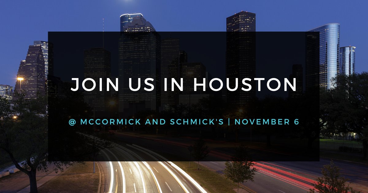 mineralsoft's tweet photo. Last chance to RSVP for lunch at McCormick and Schmick's in Houston tomorrow. Looking forward to seeing you there! https://t.co/0SGQTNU5m2 https://t.co/23Ry87iDLH