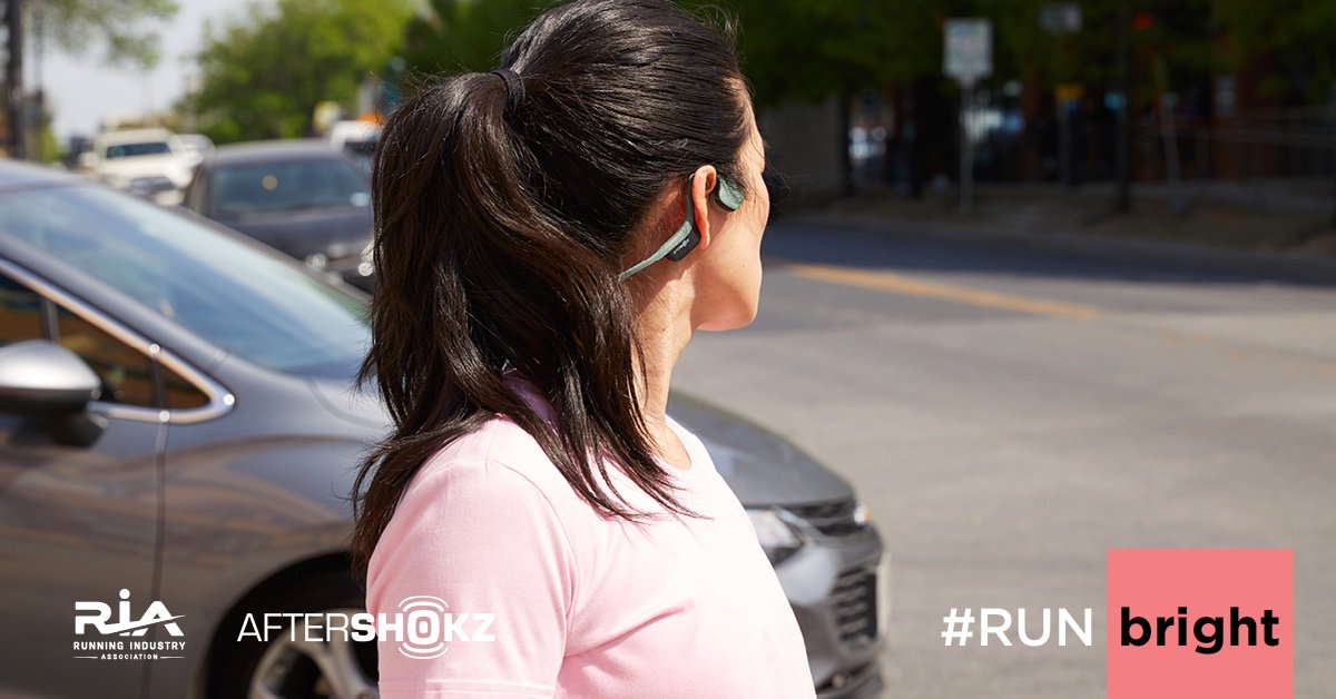 runnersdepot's tweet photo. Be Aware. with @AfterShokz. #RunBright #NationalRunningSafetyMonth #Safety #Running #Tips @runnersdepot https://t.co/dpv3WEM1h3