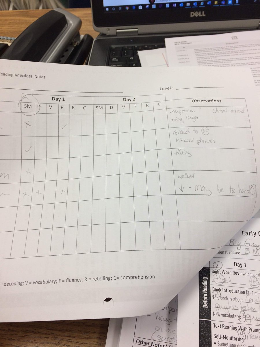 ILS challenge #1 Discussed my modeling of a guided reading lesson and note taking with one of our new ELA teachers.  I love working with the children! <a href="/CCSD_PD/">Prof Dev</a> #ccsdilsimpact <a href="/claytoncougars/">Clayton Elementary</a> #cougarnation