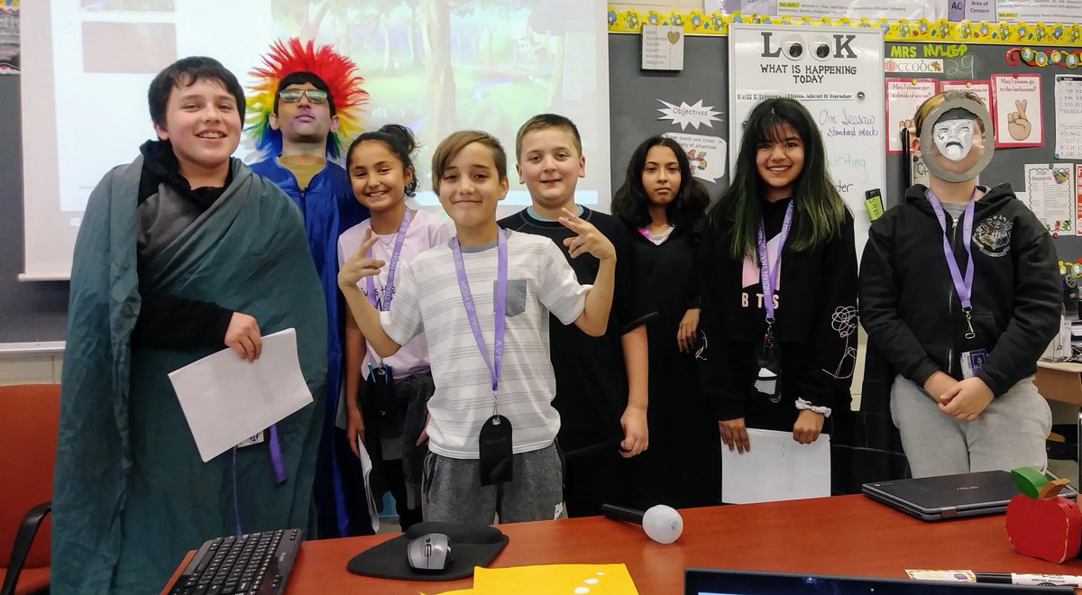 ITTeam6Two's tweet photo. Fractured Fairy Tale Reader's Theater in Mrs. Miller's Language Arts class @itbebrave https://t.co/t5GpR9DvYQ